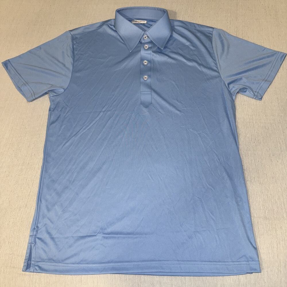 Collars and Co Golf Polo Light Blue - Size Small Preppy New Without Tags
